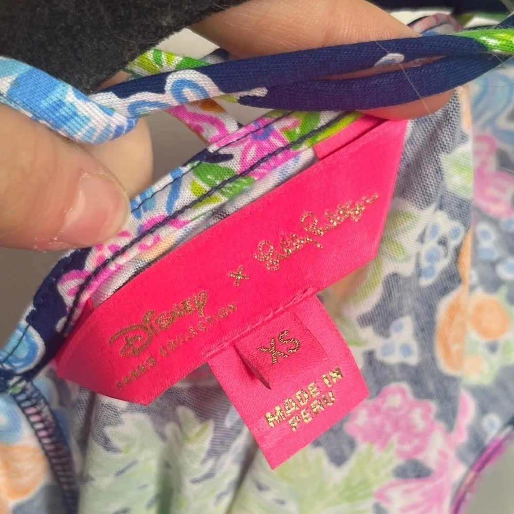 2024 Disney Parks Lilly Pulitzer Kristen Dress LILLY LOVES DISNEY - XS - Picture 7 of 9